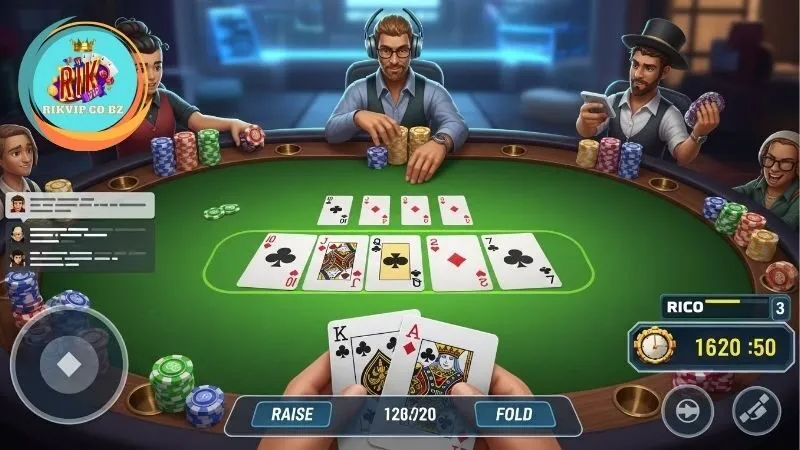 Chiến thuật chơi Poker Rikvip hiệu quả